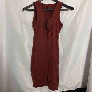 Hot Kiss Maroon Dress